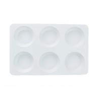 بلتة بلاستك 6 خانات عميقة مقاس 27*18 سم